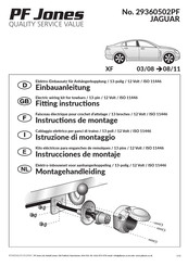 PF Jones 29360502PF Instructions De Montage