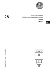 Ifm LR3000 Notice D'utilisation