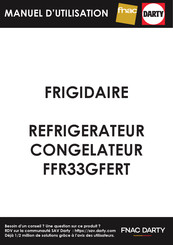 Frigidaire FFR33GFEWT Notice D'utilisation