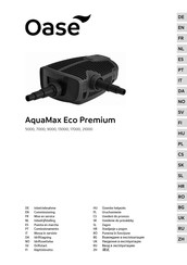 Oase AquaMax Eco Premium 5000 Mise En Service