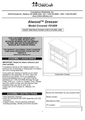 Child Craft Atwood F01809 Instructions