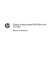 HP Slim Line 2,4 GHz Manuel D'installation