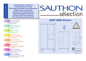 SAUTHON selection NEW YORK XG191A Instructions De Montage