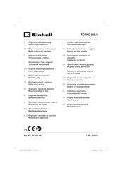 EINHELL TC-MC 355/1 Instructions D'origine