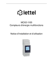 lettel MCX2-1100 Notice D'installation Et D'utilisation