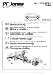 PF Jones 29060516PF Instructions De Montage