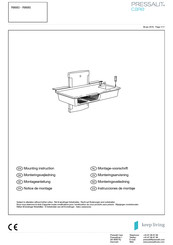 Pressalit Care R8683 Notice De Montage