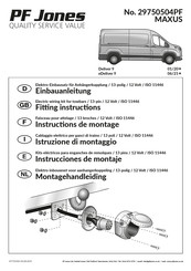 PF Jones 29750504PF Instructions De Montage