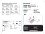 Kensington KeyFolio Expert M01147BR Guide De Démarrage Rapide