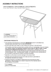 Cheyenne Products CPFH1076BWHTE Instructions De Montage