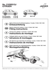 Jaeger 21030513J Instructions De Montage