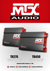 MTX Audio TR450 Mode D'emploi