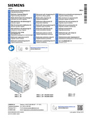 Siemens SIRIUS 3RB3.4 W1 Serie Instructions De Service Originales