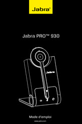 Jabra PRO 930 Mode D'emploi