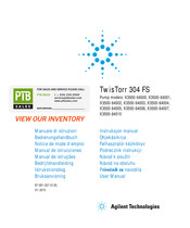 Agilent Technologies TwisTorr 304 FS AG Mode D'emploi