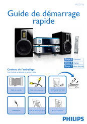 Philips MCD716 Guide De Démarrage Rapide