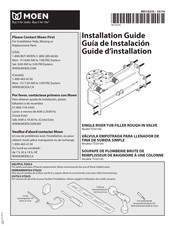 Moen TS50100 Guide D'installation