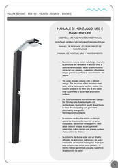 AMA LUXURY SHOWERS SOLARE SO2000 Manuel De Montage D'utilisation Et De Maintenance