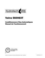 Hydrotech Water Valve 5600SXT Manuel De Fonctionnement