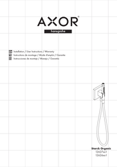 Hansgrohe AXOR Starck Organic 126261 Serie Instructions De Montage / Mode D'emploi / Garantie