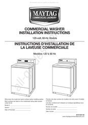 Maytag MAT14PRAWW Instructions D'installation