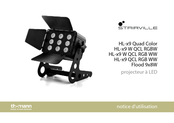 thomann STAIRVILLE HL-x9 W QCL RGBW Notice D'utilisation
