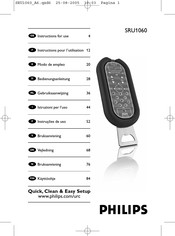 Philips SRU1060 Instructions Pour L'utilisation