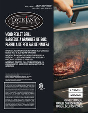 Louisiana Grills LG1000SL Manuel Du Propriétaire
