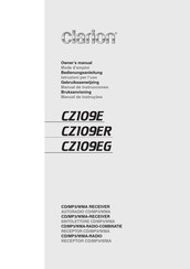 Clarion CZ109ER Mode D'emploi