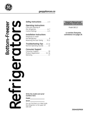 GE GBC12 Manuel Du Propriétaire Et Instructions D'installation