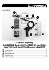 Dennerle CarboPOWER E400 + Special Edition Notice D'emploi