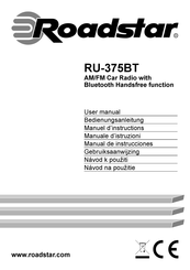 Roadstar RU-375BT Manuel D'instructions
