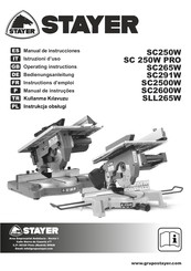 stayer SC2600W Instructions D'emploi