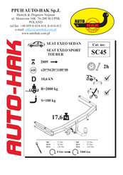 AUTO-HAK SC45 Instructions De Montage