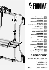 Fiamma 02094A32A Instructions De Montage Et Mode D'emploi