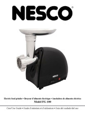 Nesco FG-100 Guide D'entretien Et D'utilisation