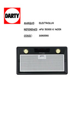 Electrolux AFG 50200 Mode D'emploi