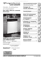 Frigidaire 1500 Série Guide D'utilisation Et D'entretien