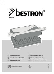 Bestron APG150 Mode D'emploi