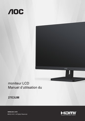 AOC 27E3UM Manuel D'utilisation