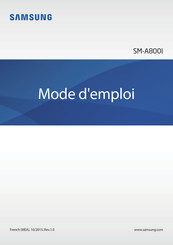 Samsung SM-A800I Mode D'emploi