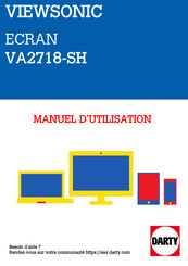 ViewSonic VS16492 Manuel Utilisateur