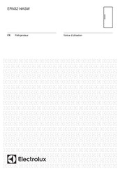 Electrolux ERN3214ASW Notice D'utilisation