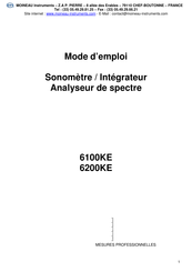 MOINEAU Instruments 6200KE Mode D'emploi