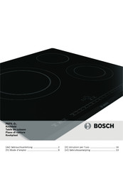 Bosch PKF6Q Serie Mode D'emploi