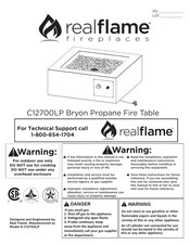 RealFlame Bryon C12700LP Mode D'emploi