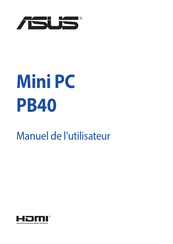 Asus PB40 Manuel De L'utilisateur