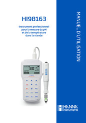 Hanna Instruments HI98163 Manuel D'utilisation