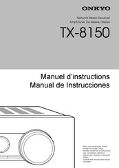 Onkyo TX-8150 Manuel D'instructions