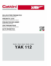 Cattini Oleopneumatica YAK 112 Manuel Pour L'utilisation, L'installation Et L'entretien